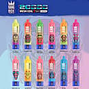 Bang Box 20K disposable vape flavor lineup main picture with 20000 puffs, mesh coil, Type-C charging, 850mAh battery, and multiple premium flavor options