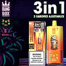 Jednorazowy vape Bang Box 80K 3 w 1 o smaku Strawberry Vanilla Cola z 80000 zaciągnięciami, baterią 850 mAh, regulowanym przełączaniem smaków i inteligentnym wyświetlaczem.