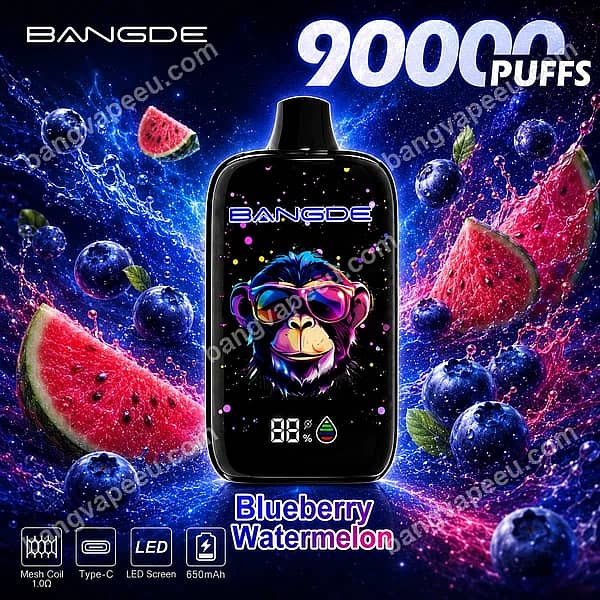 B=600,H=600,Aanpassen=Verkleinen,Zwaartekracht=Auto,Verscherpen=1,Metagegevens=Geen,Formaat=Auto,Kwaliteit=70 Bang De 90K Blueberry Watermelon Disposable Vape Device With 90000 Puffs, A Built-In Led Screen, Type-C Charging, And 650Mah Battery