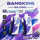 Bang King Ice Cool 60K Disposable Vape – Ultimate 60,000 Puffs Adjustable Coolness Vape