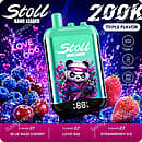 Bang Leader Stoll 200K Puffs rechargeable disposable vape featuring Blue Razz Cherry, Love 666, and Strawberry Ice triple flavors with a dual mesh coil