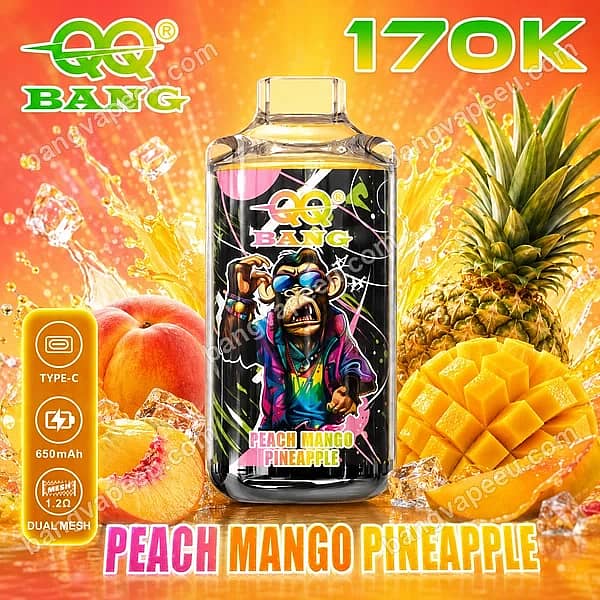 W=600,H=600,Fit=Scale Down,Gravity=Auto,Sharpen=1,Metadata=None,Format=Auto,Quality=70 Qq Bang 170K Peach Mango Pineapple Disposable Vape Device Featuring A 650Mah Type-C Rechargeable Battery And 1.2Ohm Dual Mesh Coil