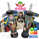 Qq Bang Shisha: vaporizador desechable de 80 000 caladas con sabor a sandía, que incluye una batería recargable de 1000 mAh, 40 ml de líquido para vapeo, una resistencia de malla de 0,6 ohmios y una pantalla digital.