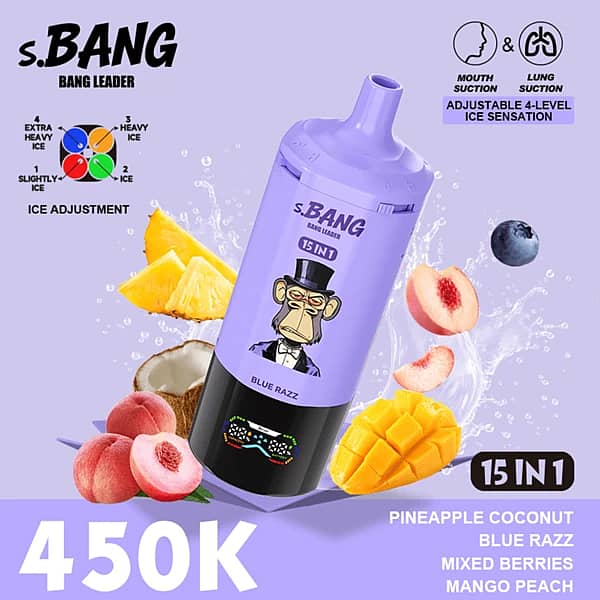 W=600,H=600,Fit=Scale Down,Gravity=Auto,Sharpen=1,Metadata=None,Format=Auto,Quality=70 Bang Leader 450K 15-In-1 Flavors Disposable Vape – Ultimate 450,000 Puffs Rechargeable Adjustable Ice Vape - Image 9