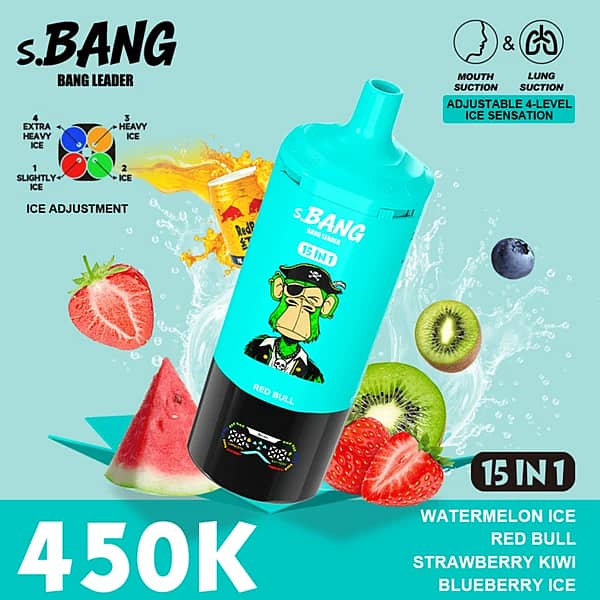W=600,H=600,Fit=Scale Down,Gravity=Auto,Sharpen=1,Metadata=None,Format=Auto,Quality=70 Bang Leader 450K 15-In-1 Flavors Disposable Vape – Ultimate 450,000 Puffs Rechargeable Adjustable Ice Vape - Image 3